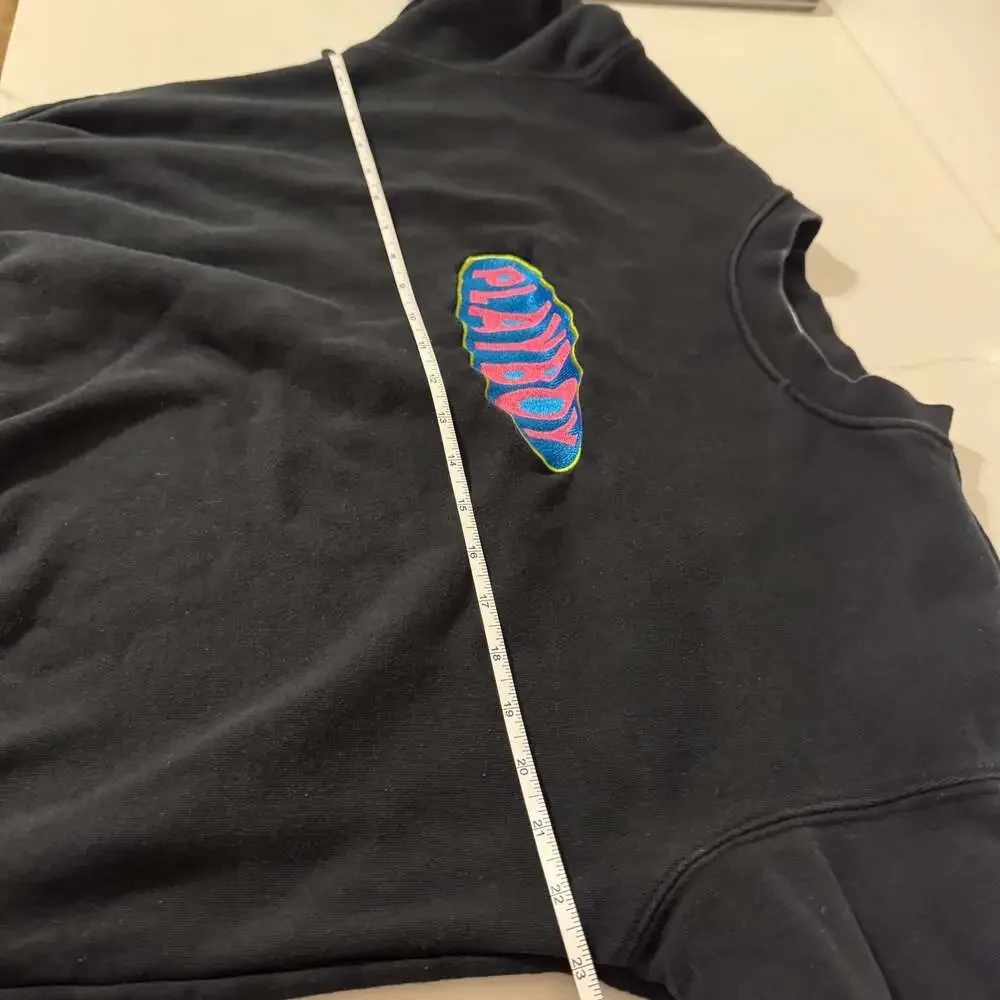 PLAYBOY x PacSun Private Party Embroidered Mens Large Crew Neck Sweatshirt